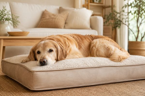 Coussin chien XXL : comment choisir un couchage adapté aux grands chiens ?
