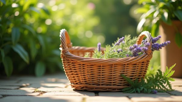 Le panier en rotin pour chien entre confort et décoration naturelle